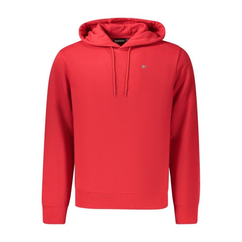 Napapijri Red Cotton Men's Men's Sweatshirt